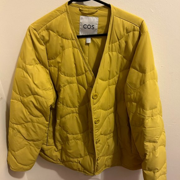 COS Jackets & Blazers - COS Chartreuse Quilted Jacket